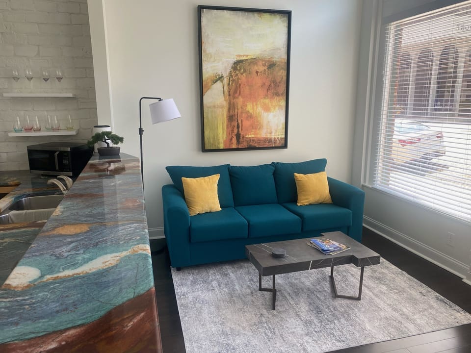 Comfy living room setting.