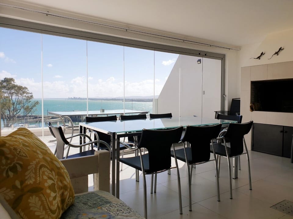 The dining table 