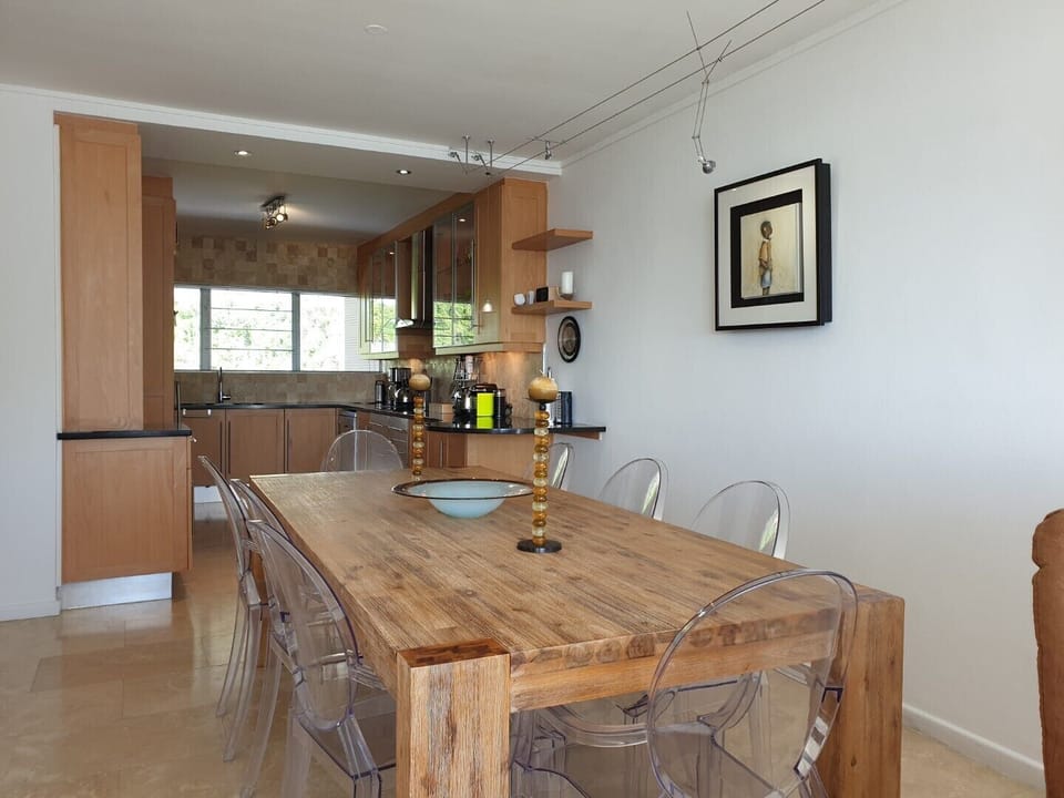 The dining table 