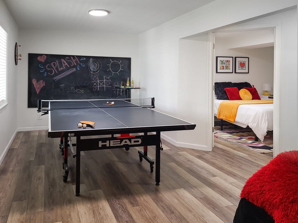 Ping Pong, ChalkBoard Wall, Darts OH MY!