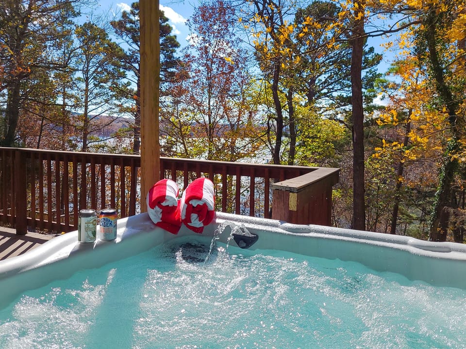 Hot Tub with a View of Your Private Beaver Lake Access?  YES PLEASE!