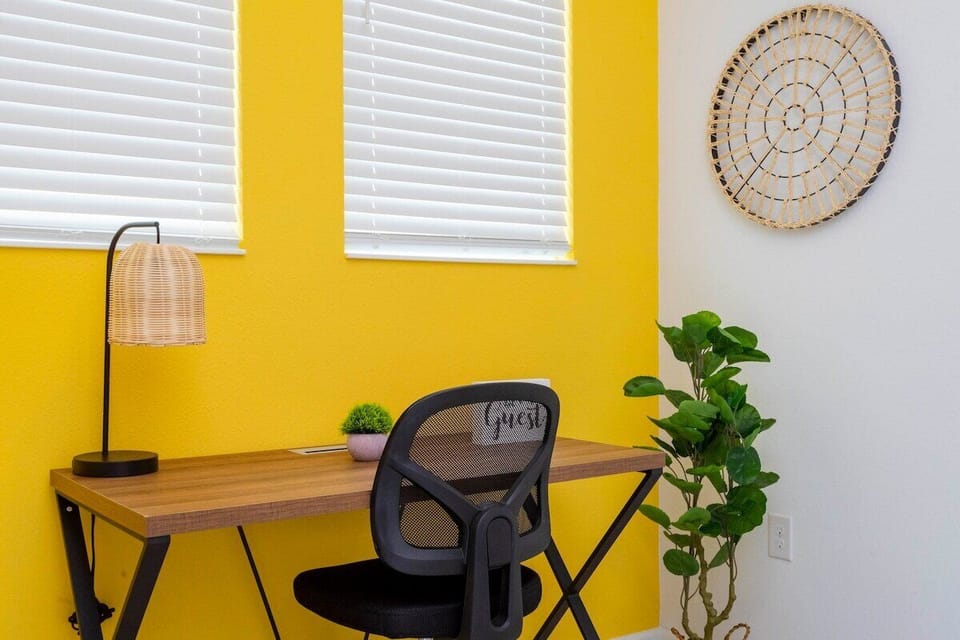 Do you need a space to work during your stay? We provide a comfortable desk with an office chair, so you won't have to completely disconnect during your vacation. You'll have the perfect setup to get your work done!