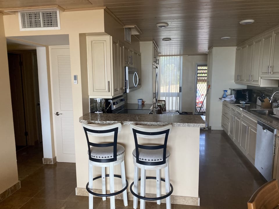 Bar stools for a quick Cuppa