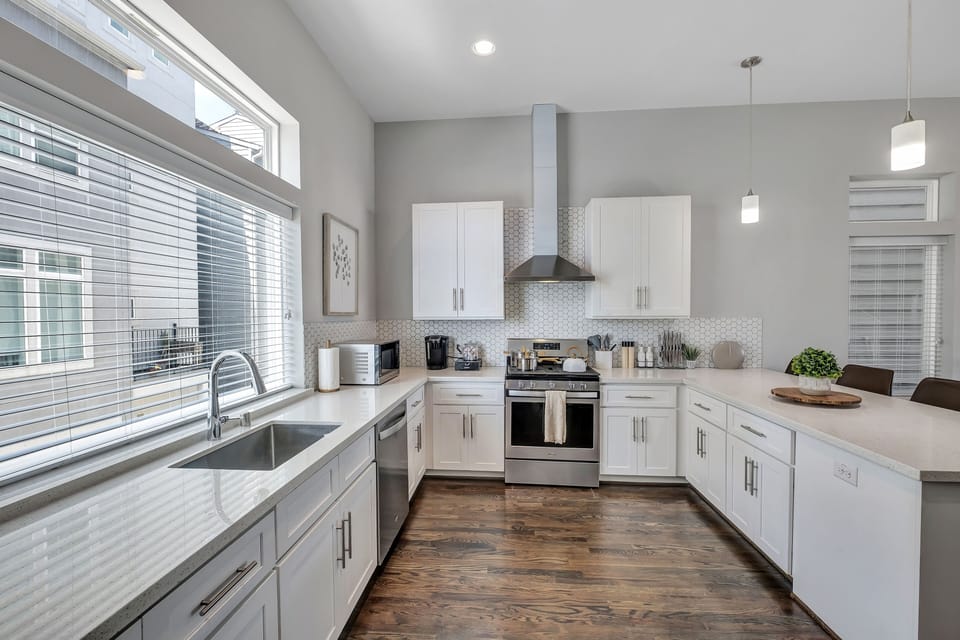 Fully Stock Chef Kitchen w/ all the Appliances you'll need to prepare a meal. 