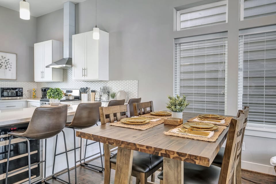 Gather around the dining table for a great meal and conversation 