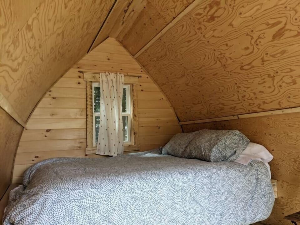 Roomy and comfy bed