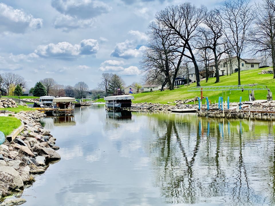 view off the dock