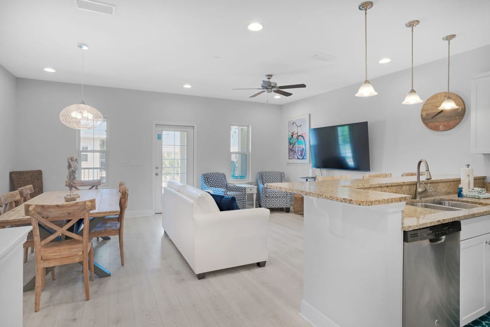 Three bedrooms and 2.5 baths that can sleep up to 9 guests comfortably