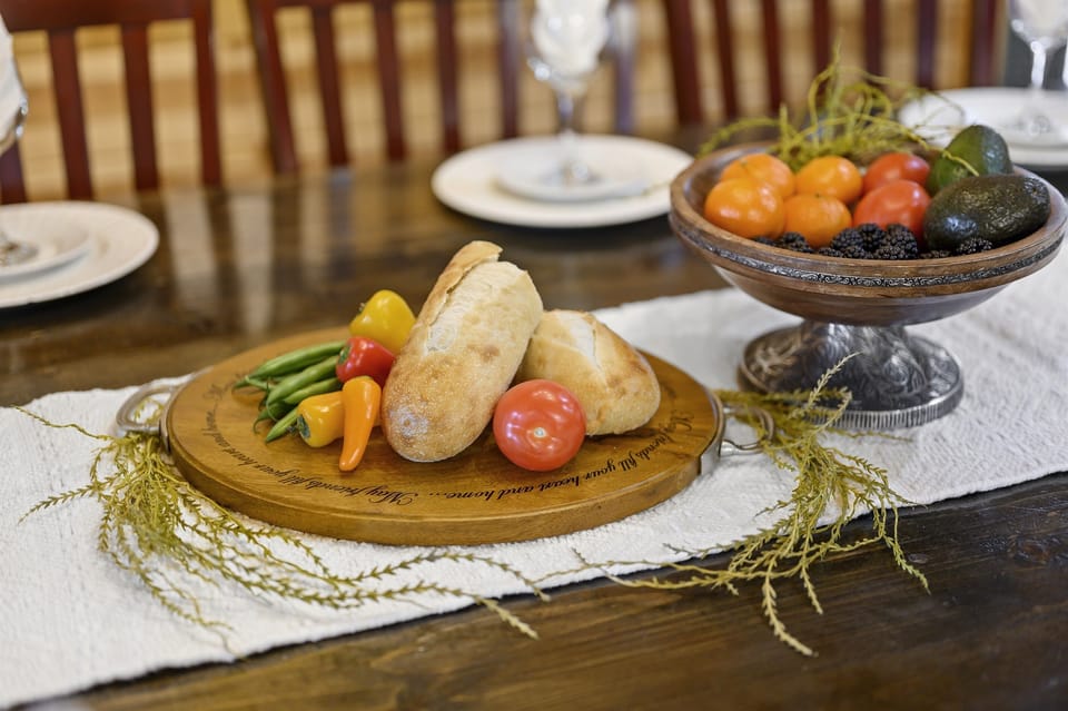 Sort those fresh ingredients on the kitchen island and unleash your cooking creativity.
