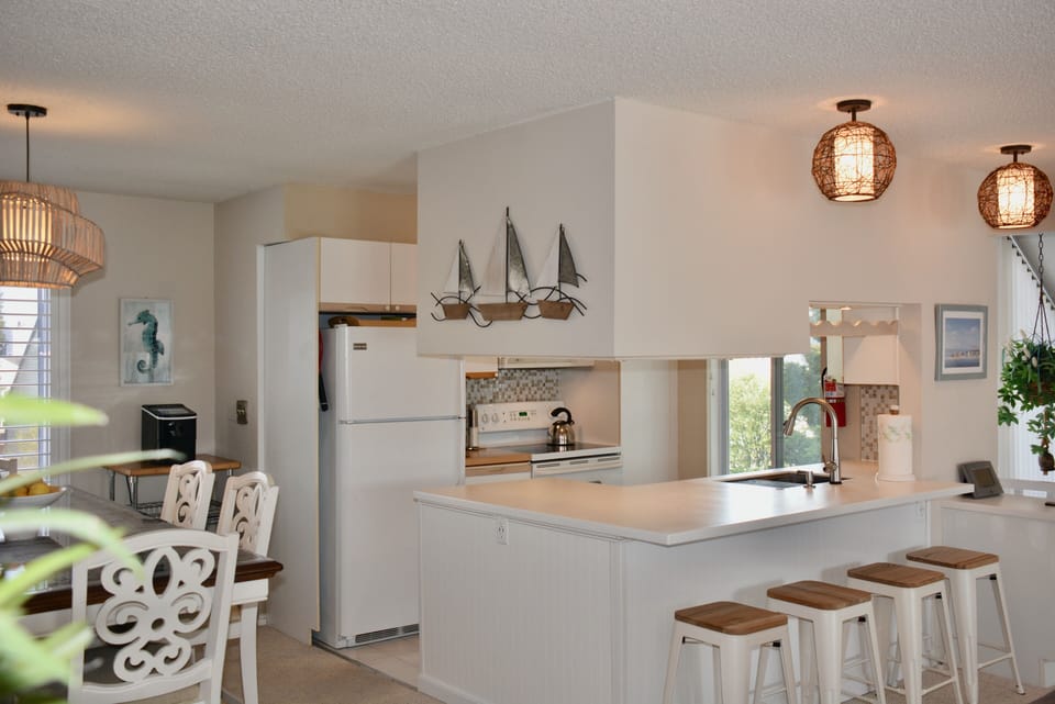 Newly upgraded kitchen peninsula 