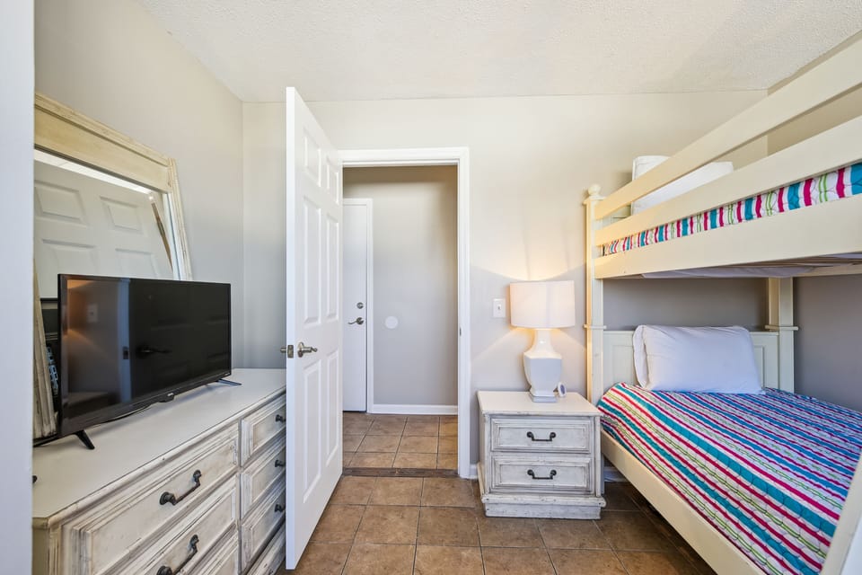 Bedroom 2 with Double Size Bed and Twin-Size Bunk Bed