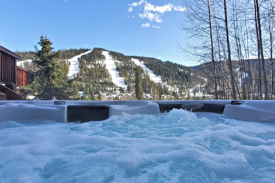 Enjoy the view while you soak