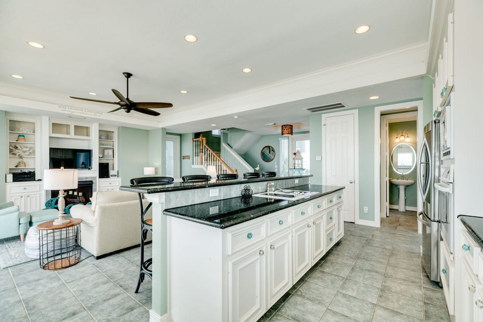 Prepare home cooked meals in the fully equipped kitchen