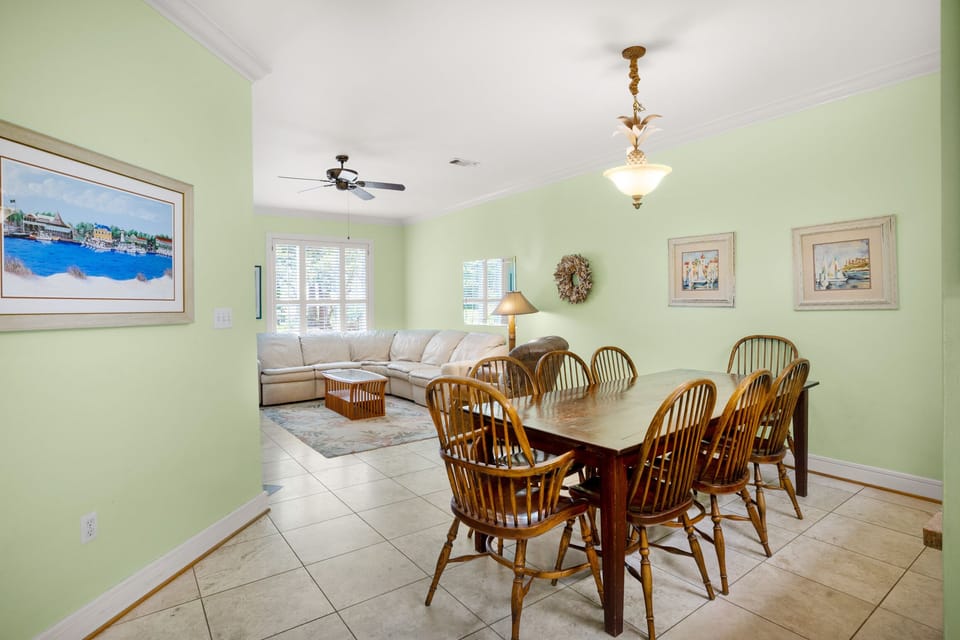 Dining room view to living room