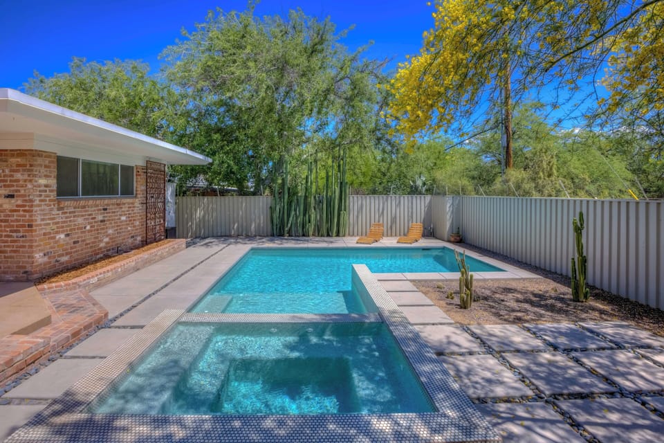 Completely private pool and spa