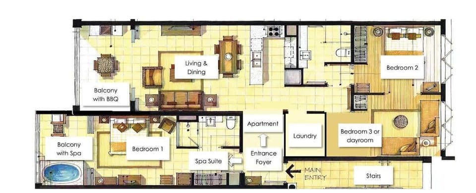 Apartment layout