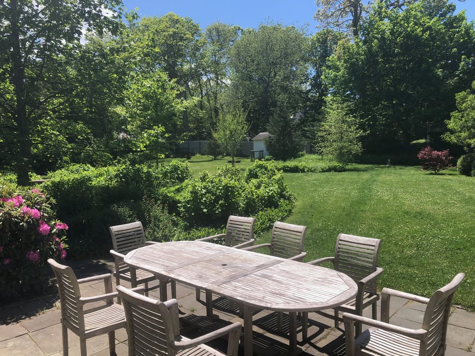 Outdoor patio dining