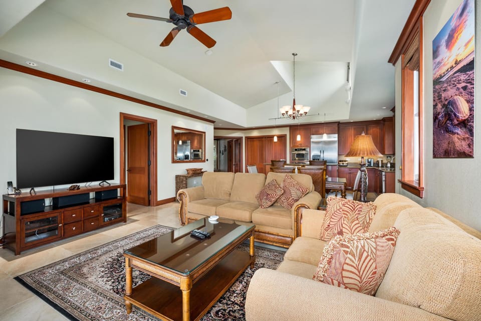 Thoughtful layout perfect for gathering after beach days