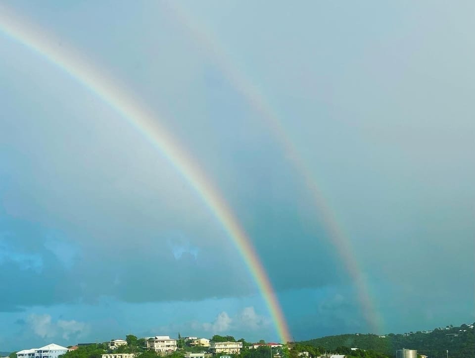 🌈🌈 from Pirate's Cove patio 🌈🌈