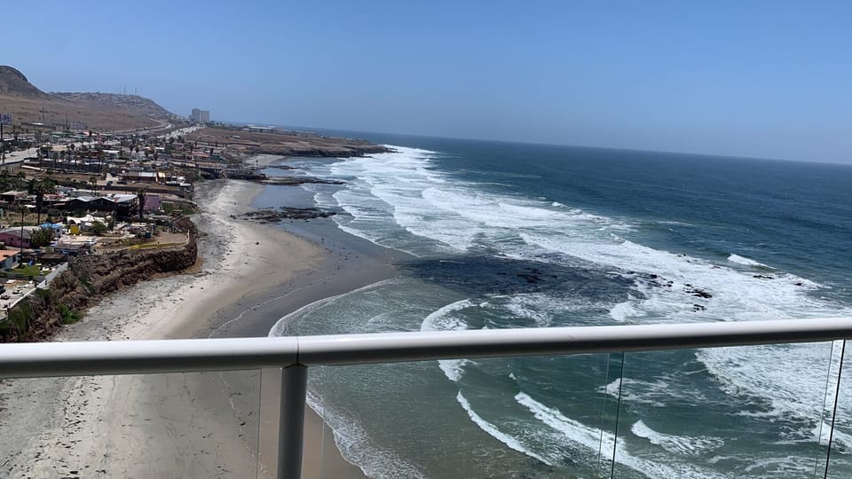 South view from balcony looking east