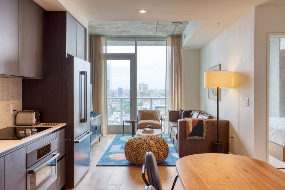Bright, open floorplan.