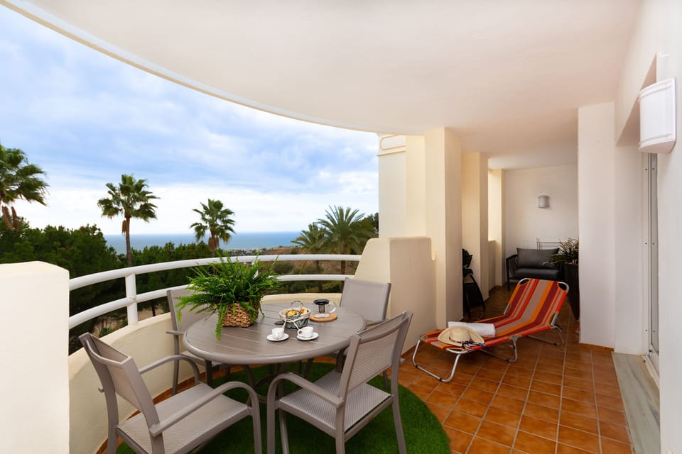 Terrace with amazing sea views