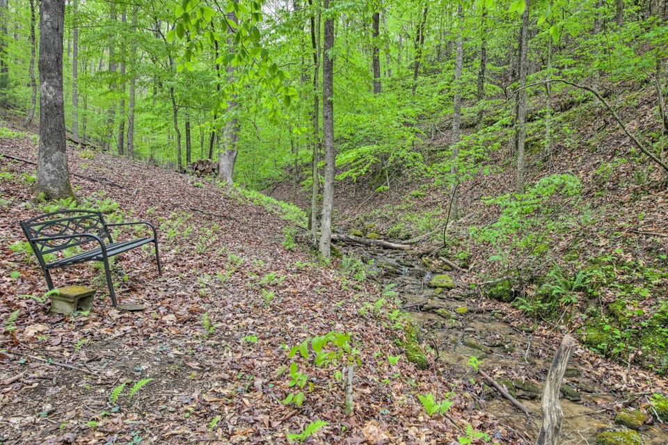 Cabin Exterior | Creek On-Site