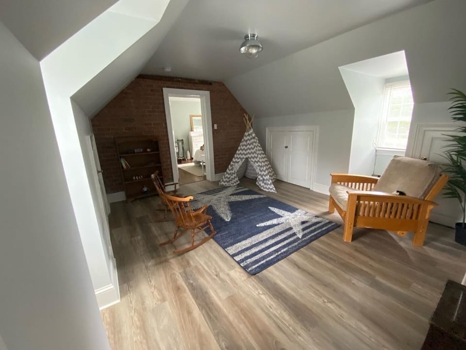 The kids playroom upstairs