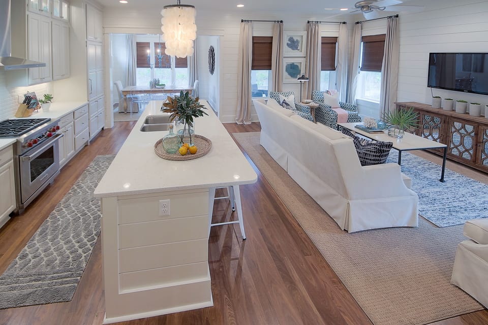 Kitchen And Living Room
