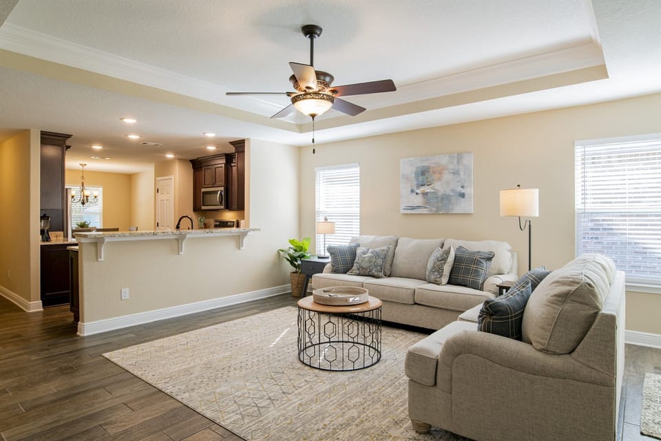 Spacious living area