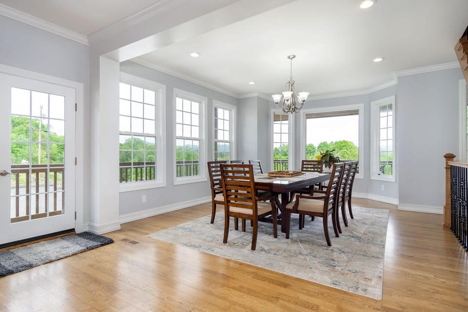 The open concept of the kitchen and living space makes group gatherings effortless!