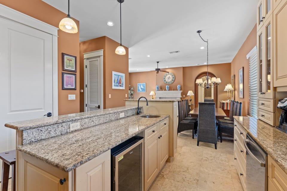 Additional Bar Seating in the Kitchen