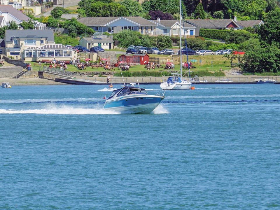 Outdoor area | Trinity Lodge - Burton Ferry Holiday Cottages, Burton, nr Milford Haven