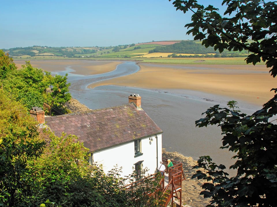 Outdoor area | Cwtch @ Forge Cottage, Laugharne