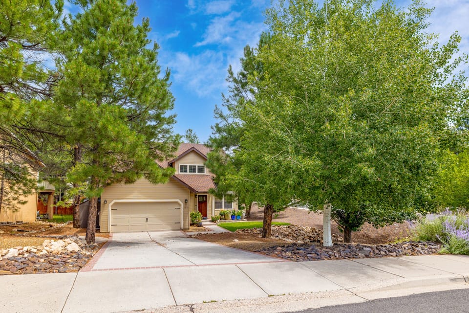 Walk outside your door and into the trees to stroll the neighborhood sidewalks.
