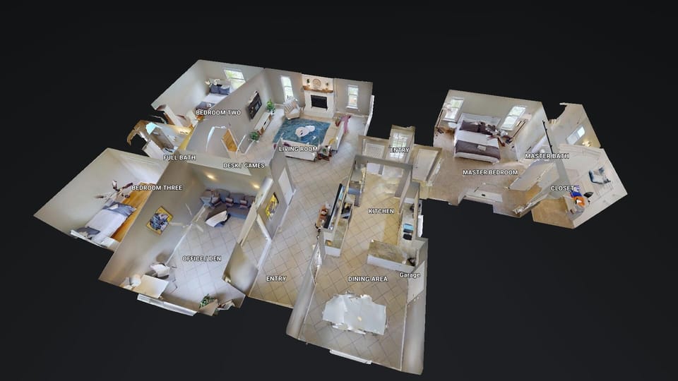 Open and beautiful floor plan, all yours to enjoy when you stay with us!