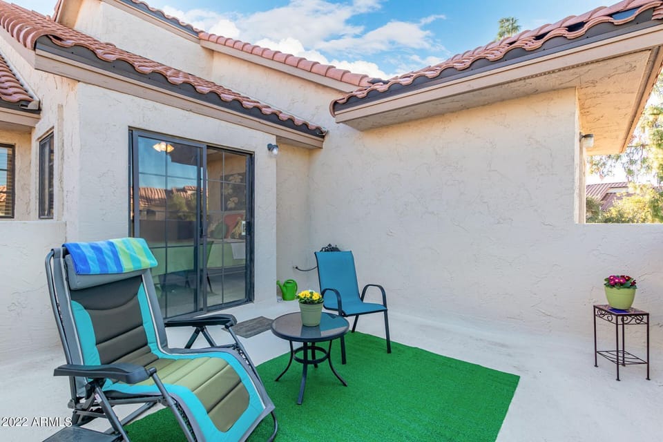 Patio off of main bedroom