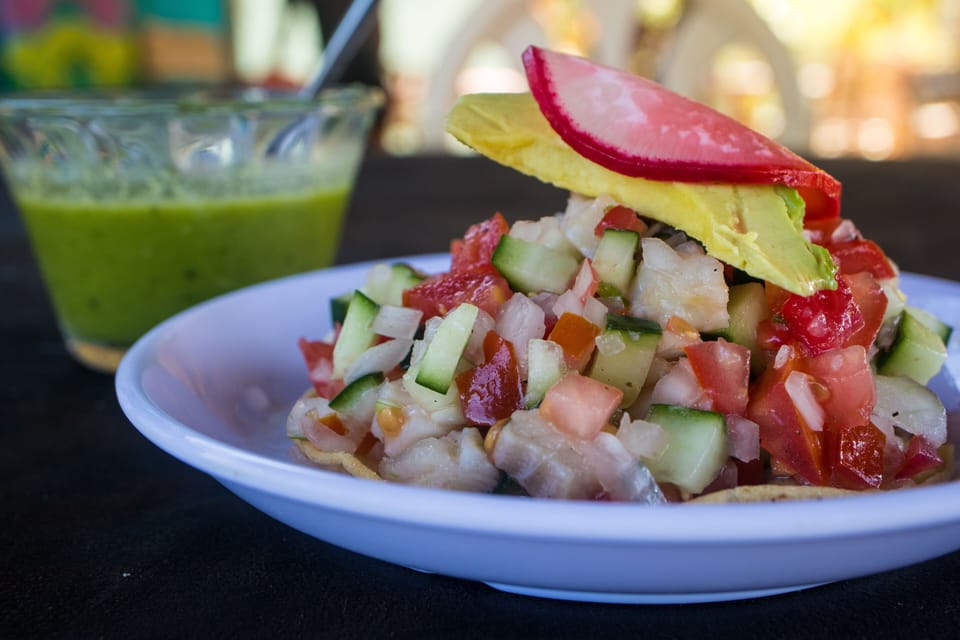 Enjoy delicious ceviche in one of the many fantastic restaurants on the beach