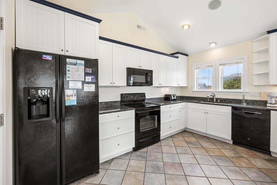 Whip up dinner in the large, well-appointed kitchen.