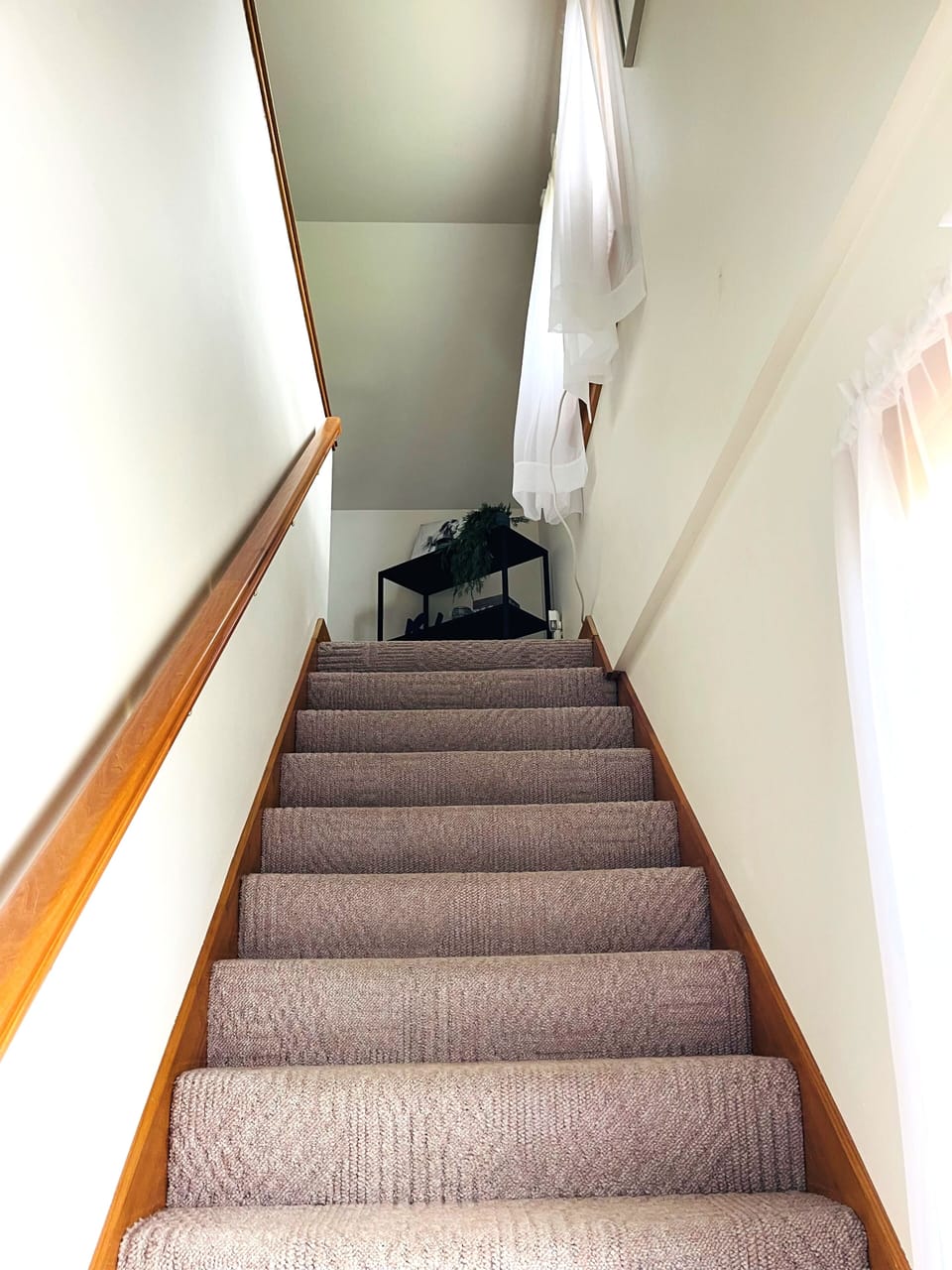 Steps leading up to the apartment