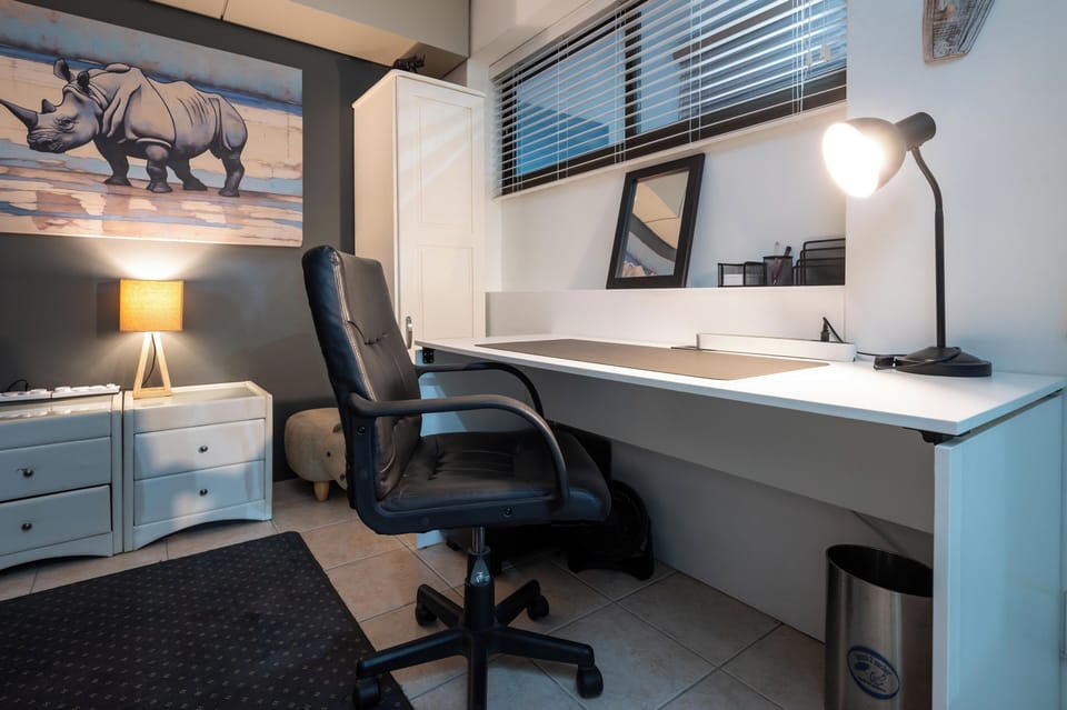 A desk for working