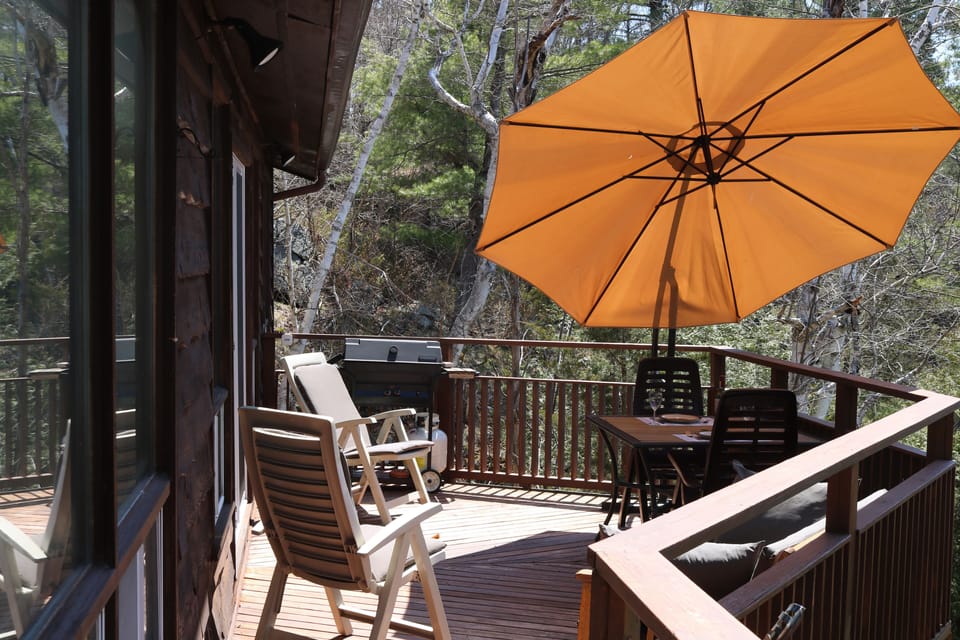 Dining on the deck