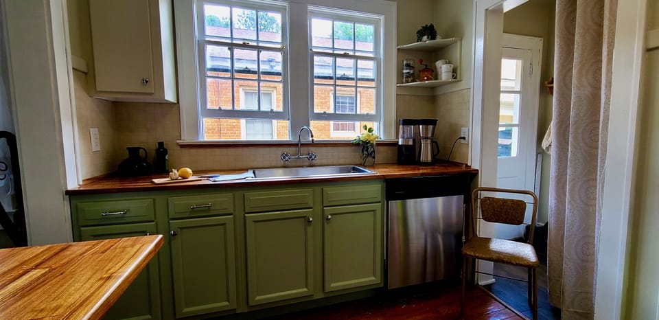 Full size dishwasher and drip coffee maker