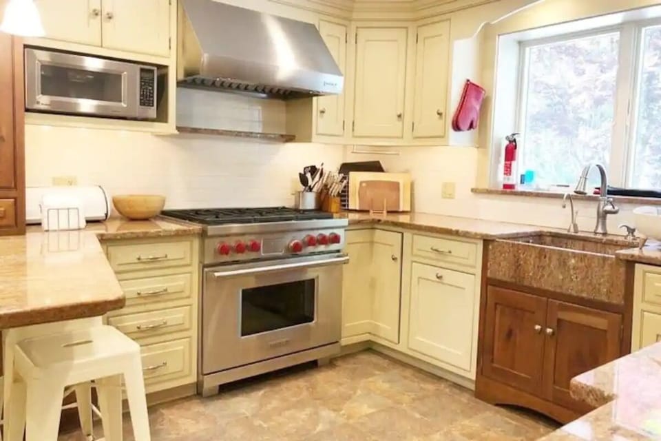 Chef's Kitchen with Wolf Gas Range