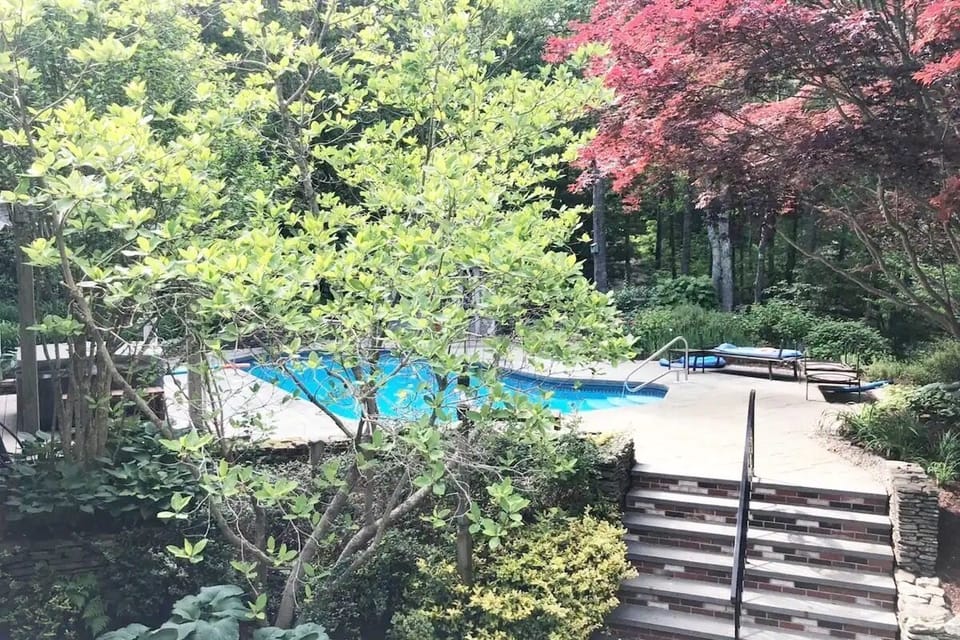 Large Private Pool in the backyard