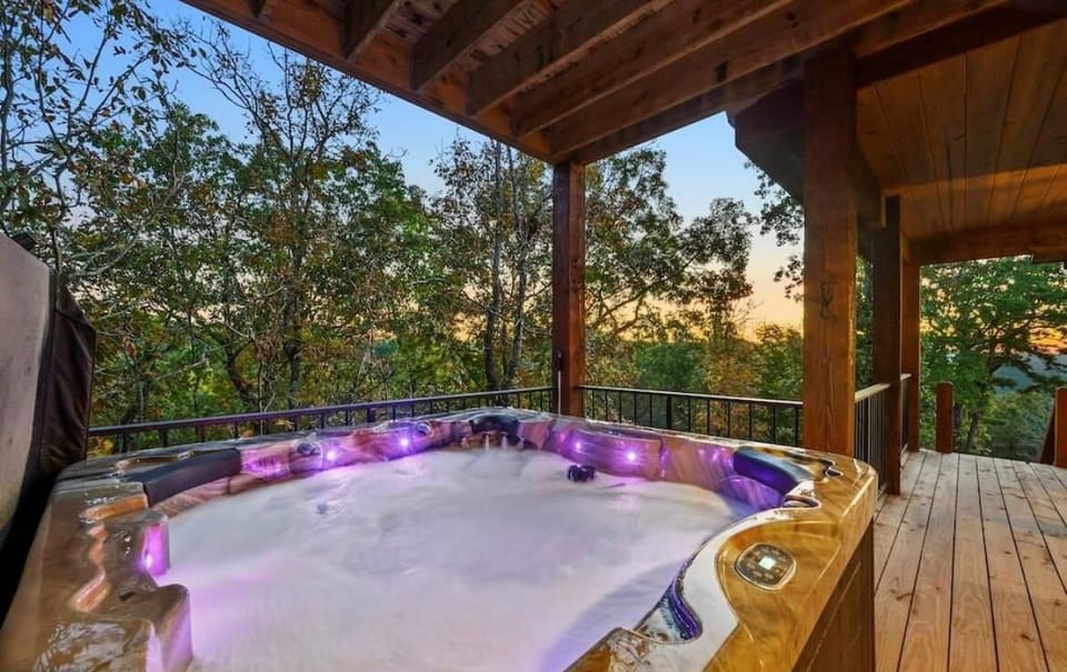 Soak & Relax in the hot tub 