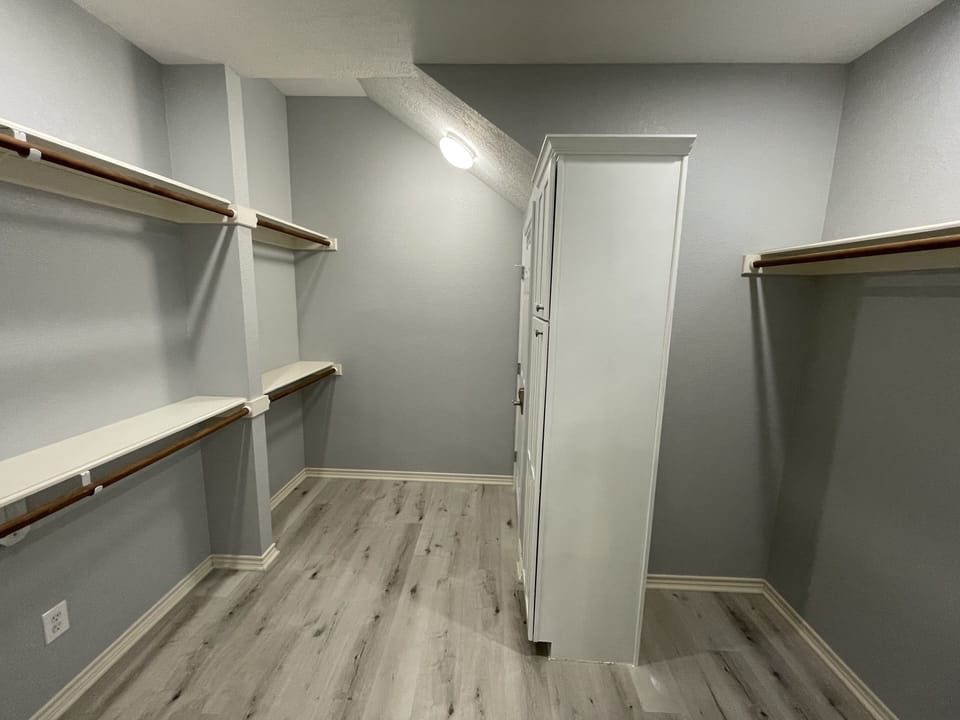 Primary Suite walk-in closet!