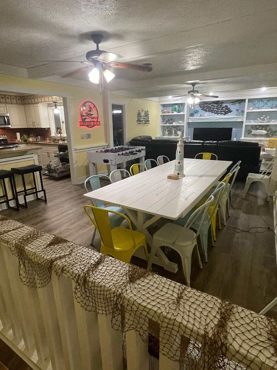main dining room and living room