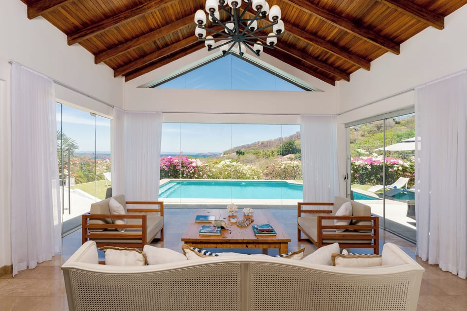 Ocean-view living room
