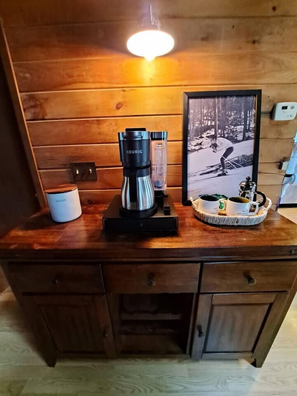 Coffee Bar with Keurig & French Press 